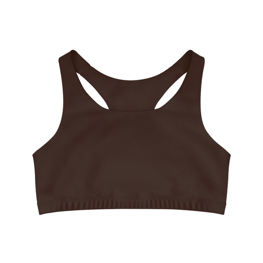 Chocolate Brown Sports Bra