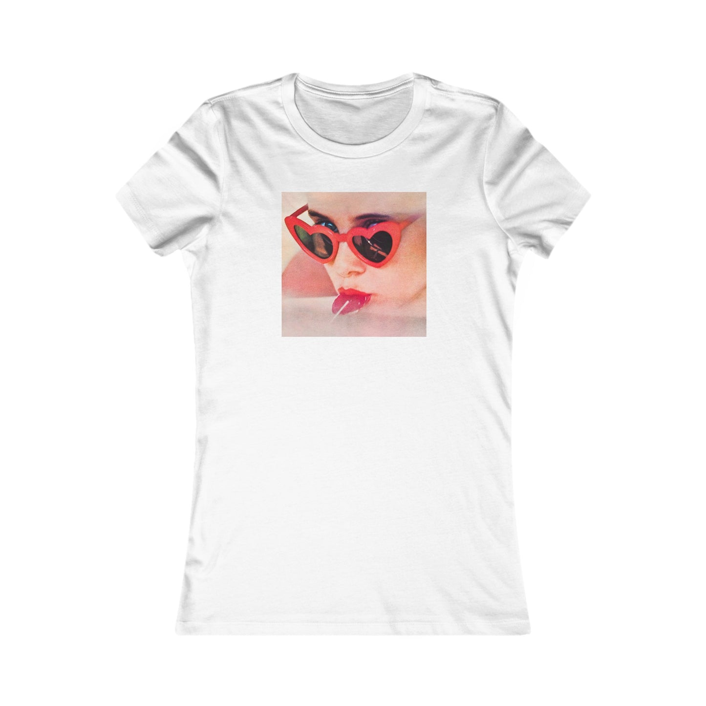 Red Sunglasses Slim Fit Tee