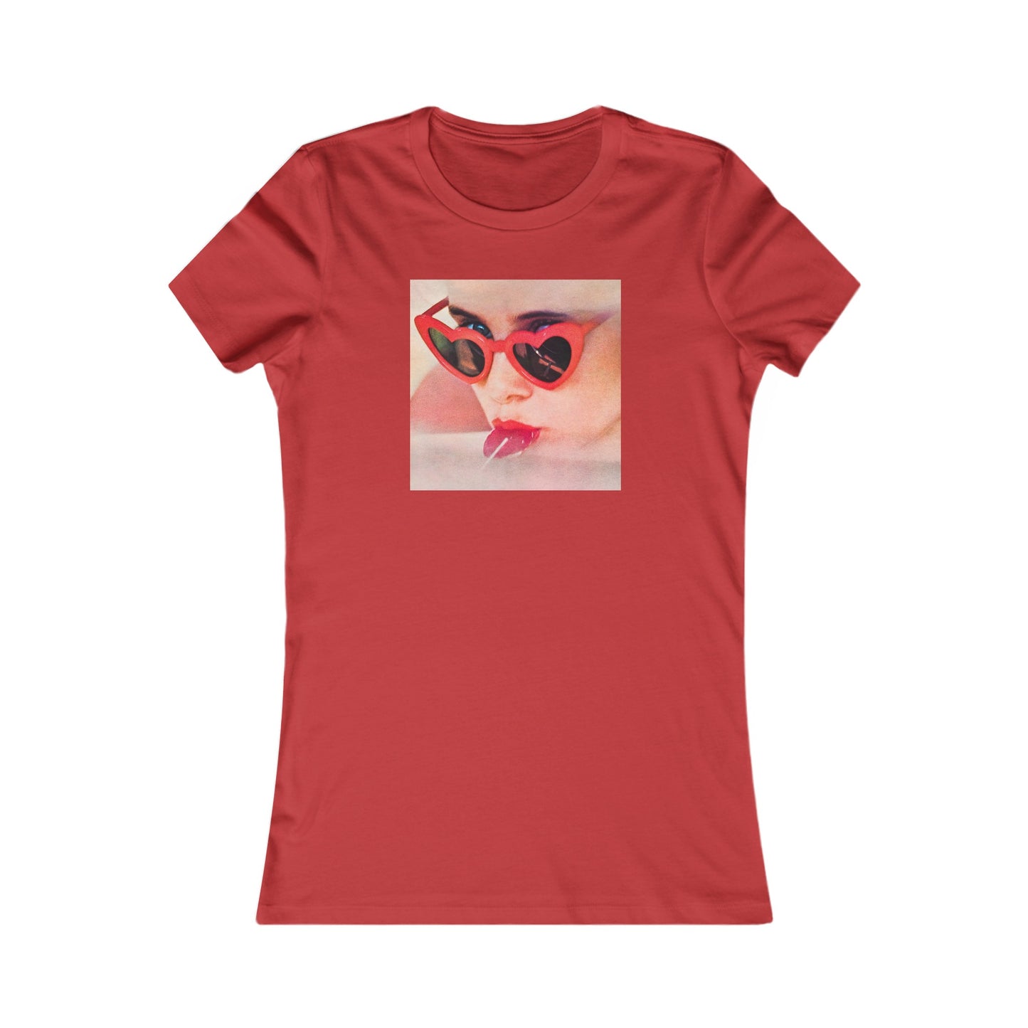 Red Sunglasses Slim Fit Tee