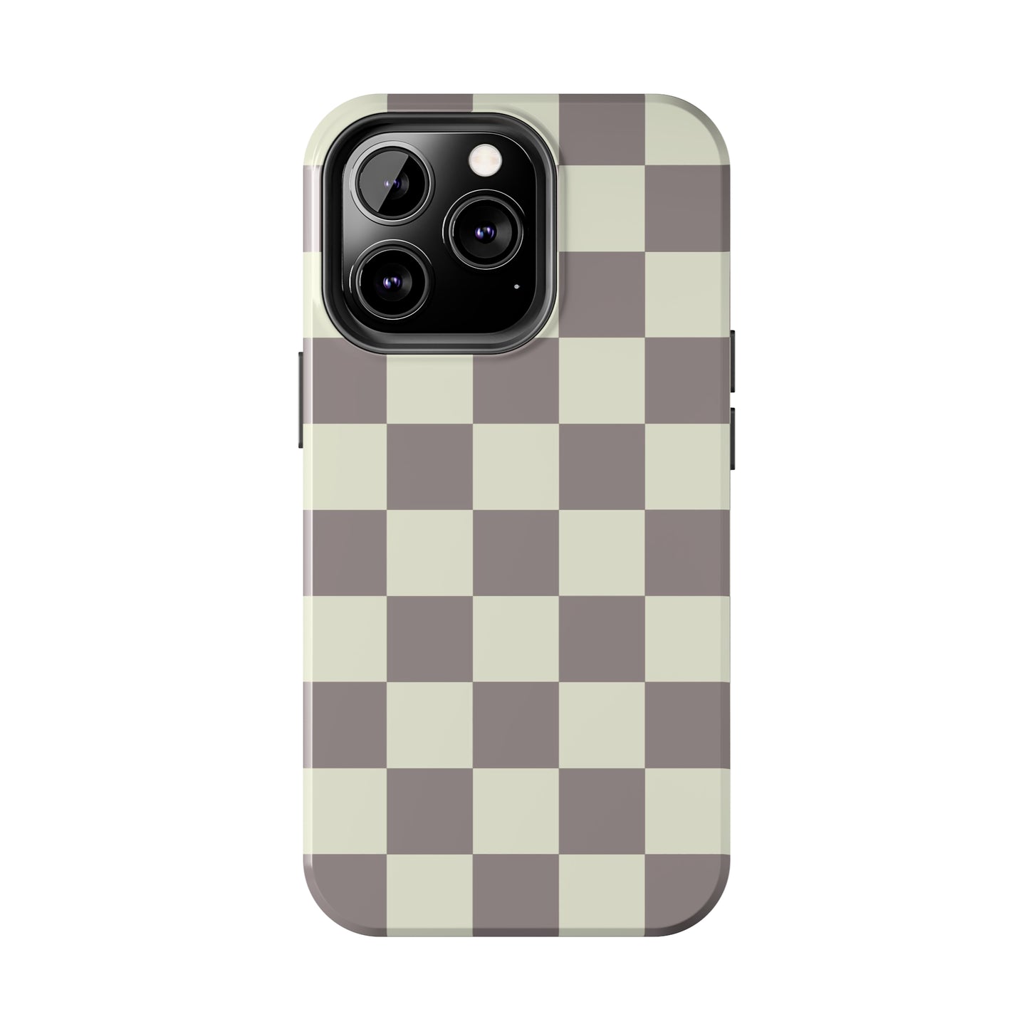 Checkerboard Tough Phone Case in Light