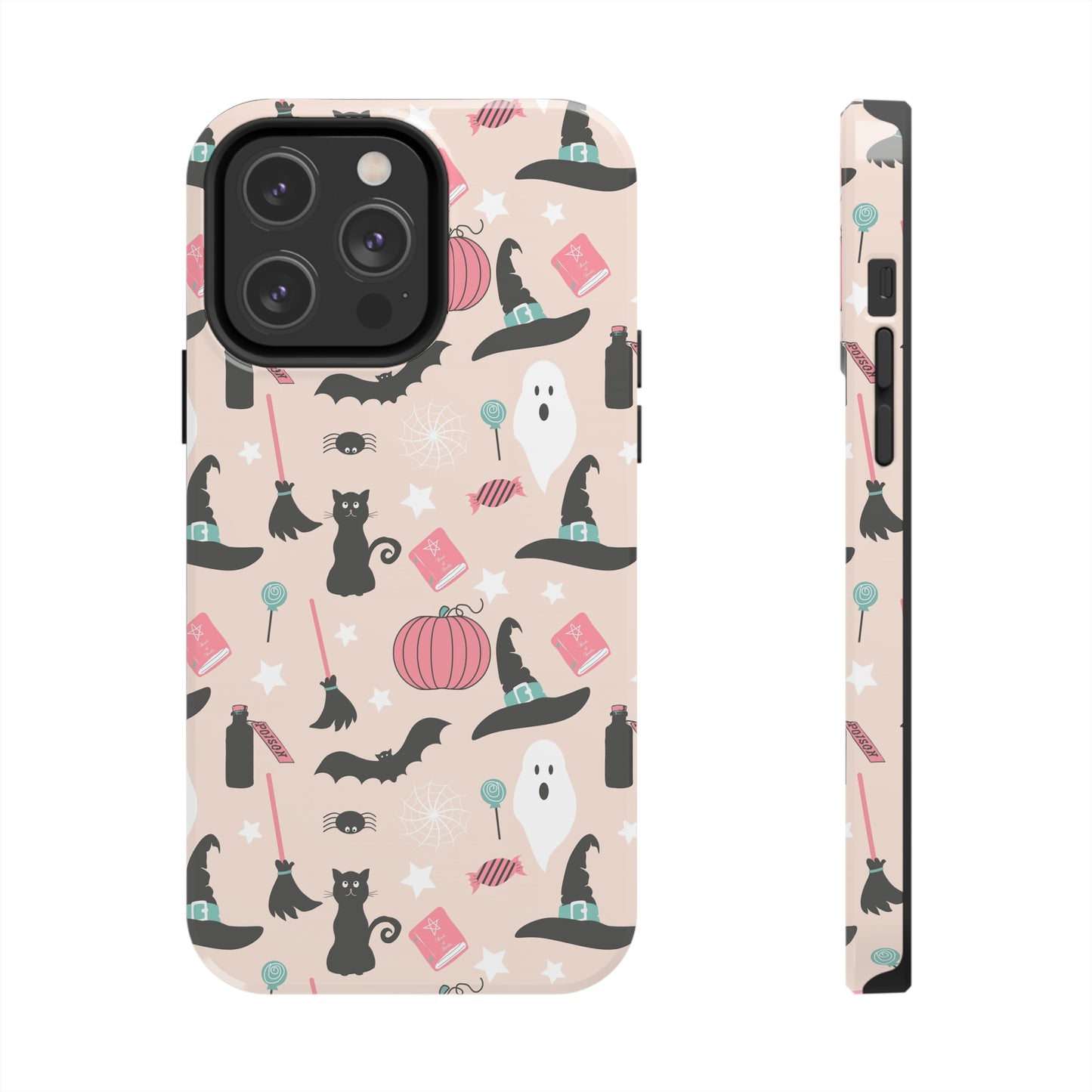 Pink Halloween Print Phone Case