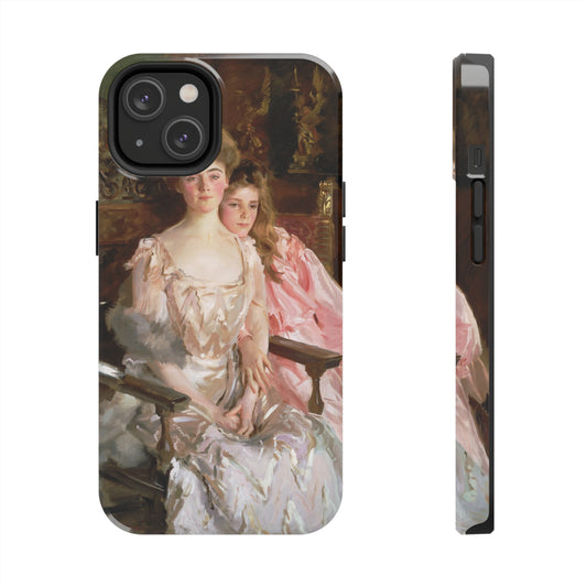 Mrs. Fiske Warren and Her Daughter Rachel Tough Phone Case