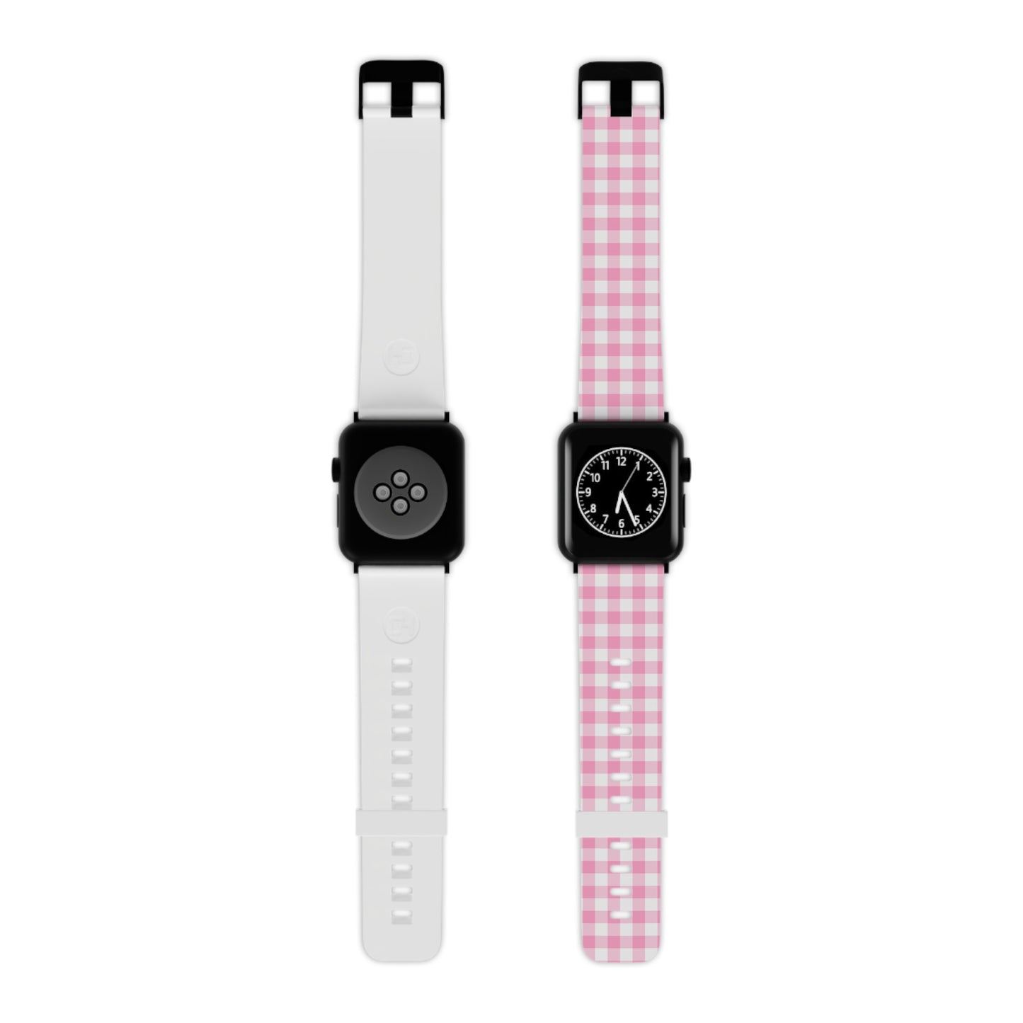 Pink Gingham Watch Band for Apple Watch