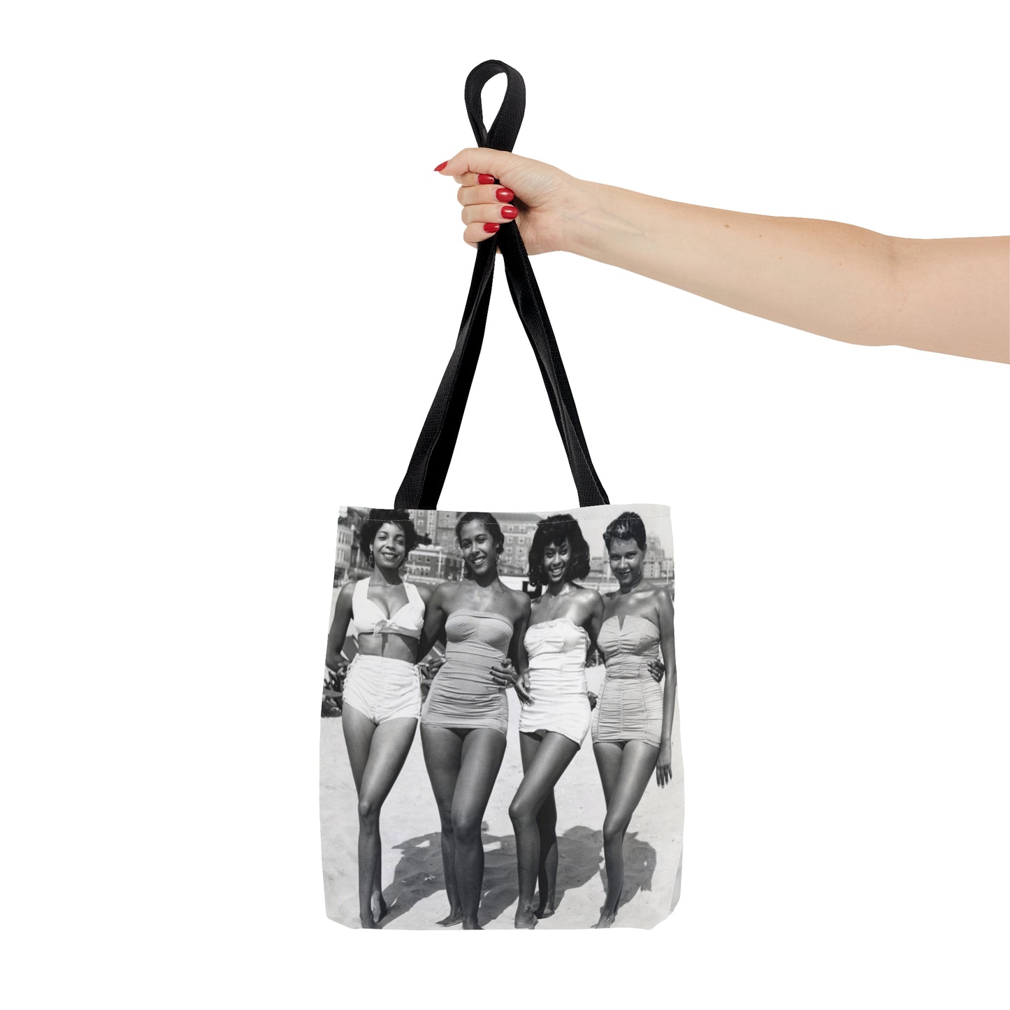 Four Black Women At The Beach Tote