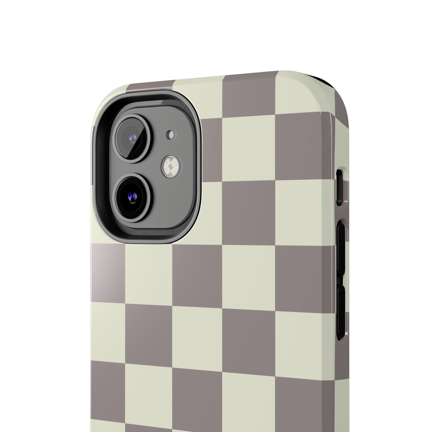 Checkerboard Tough Phone Case in Light