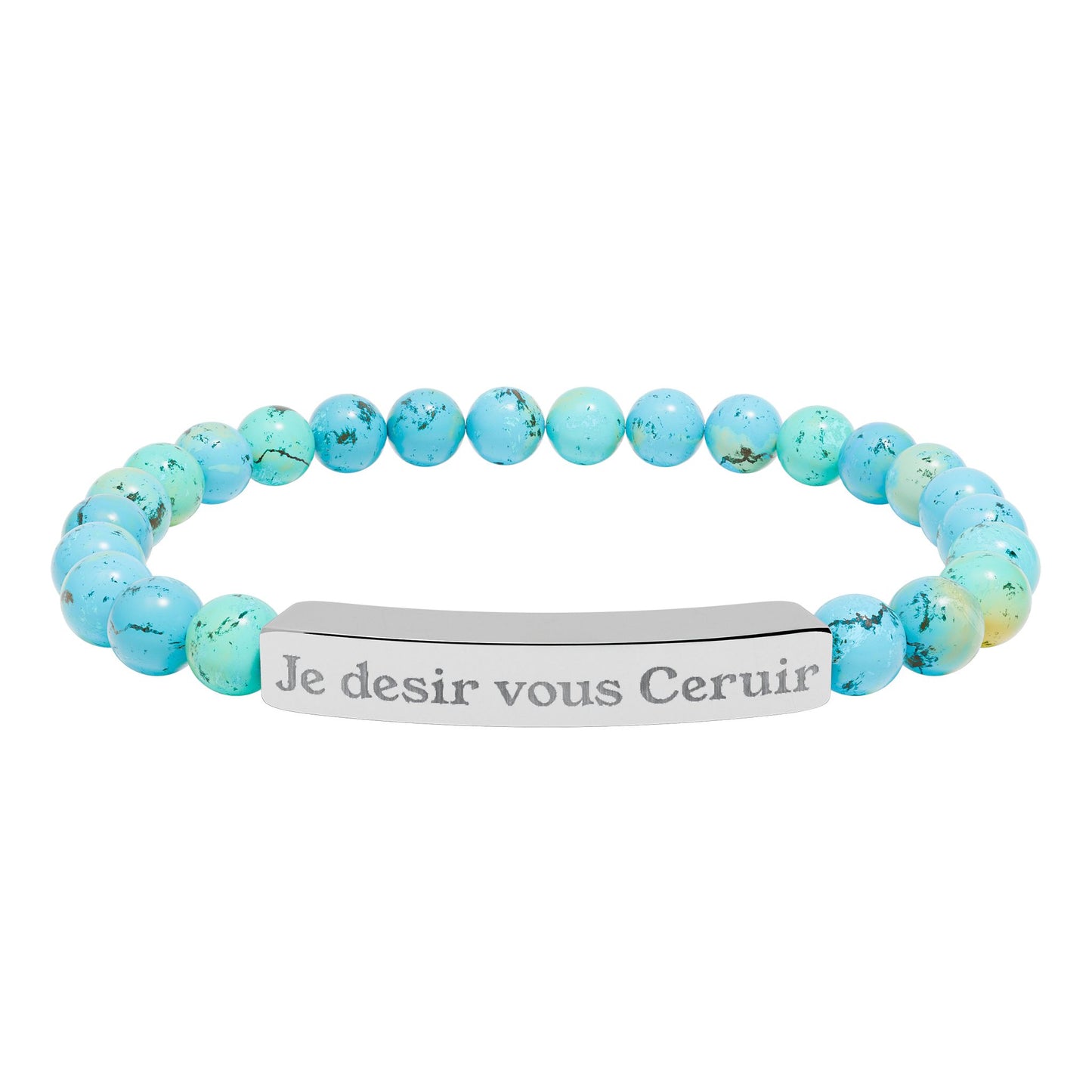 Je desir vous Ceruir Natural Stone Bead Bracelet