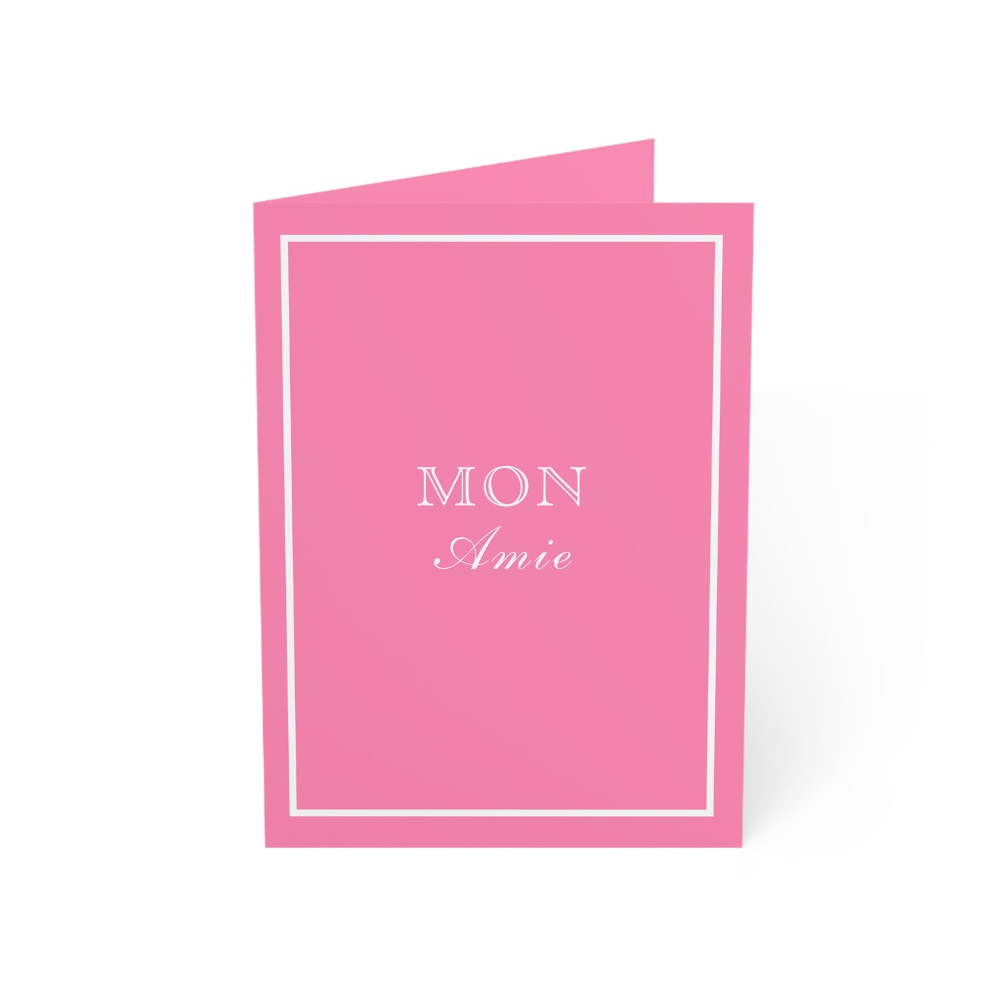 Mon Amie Cards in Pink