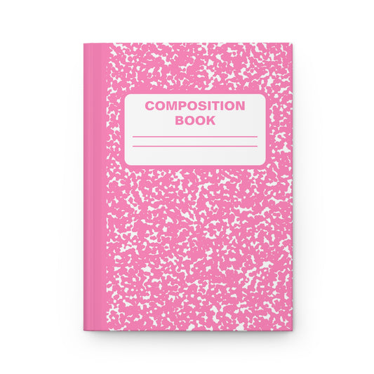 Pink Compostion Notebook Style Journal