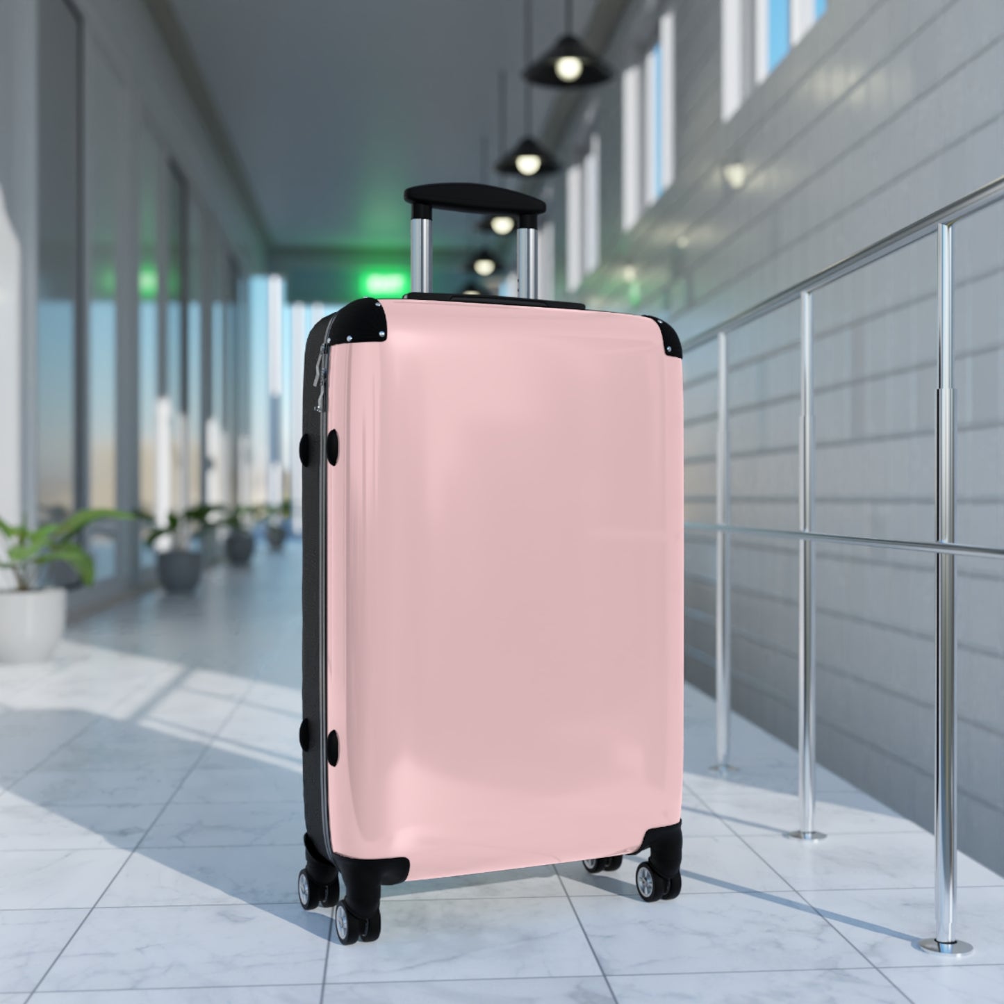 Blush Pink Suitcases
