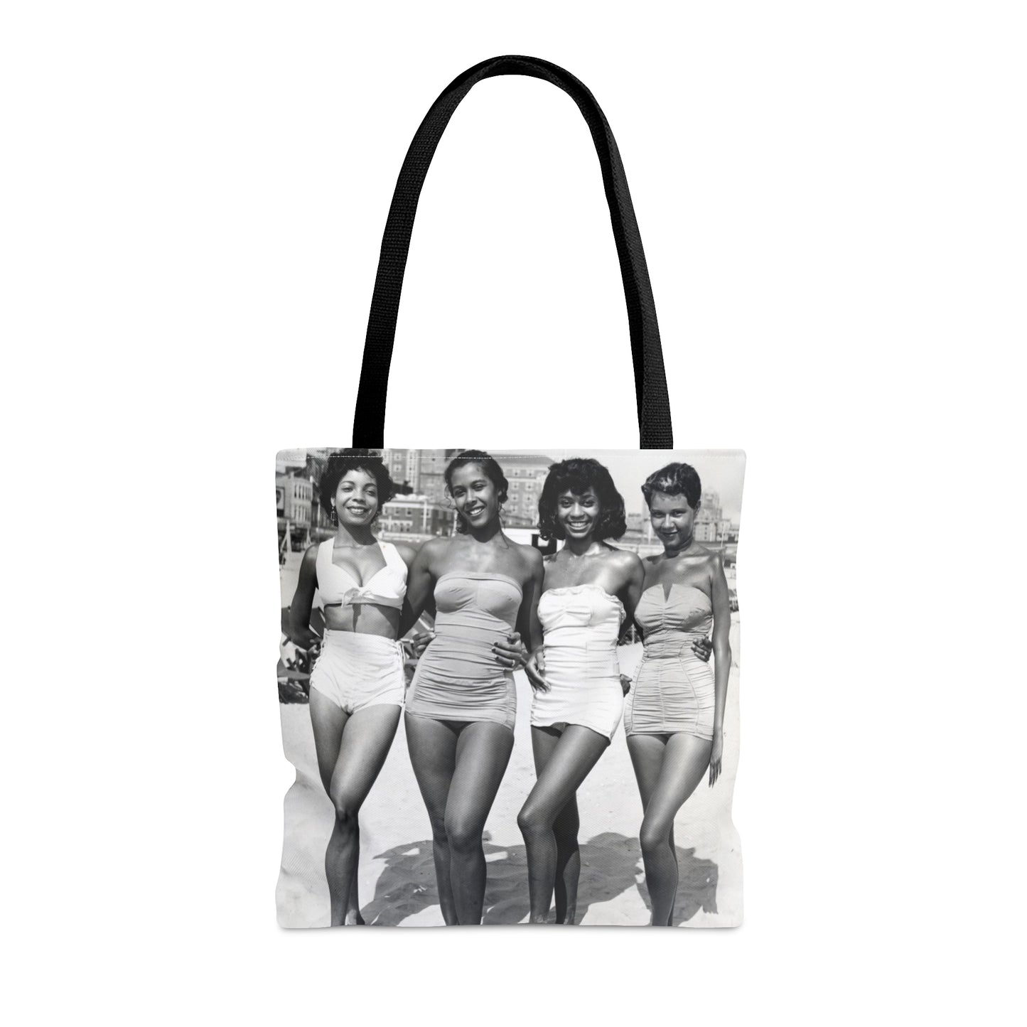 Four Black Women At The Beach Tote