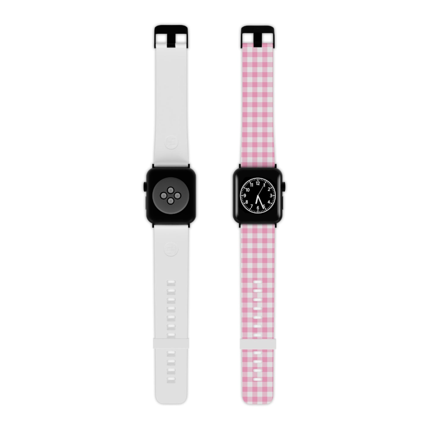 Pink Gingham Watch Band for Apple Watch