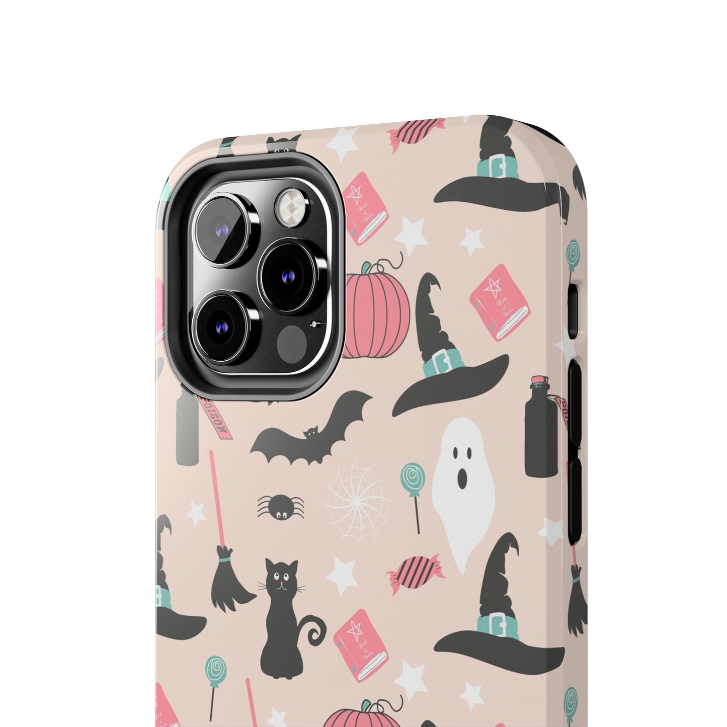 Pink Halloween Print Phone Case