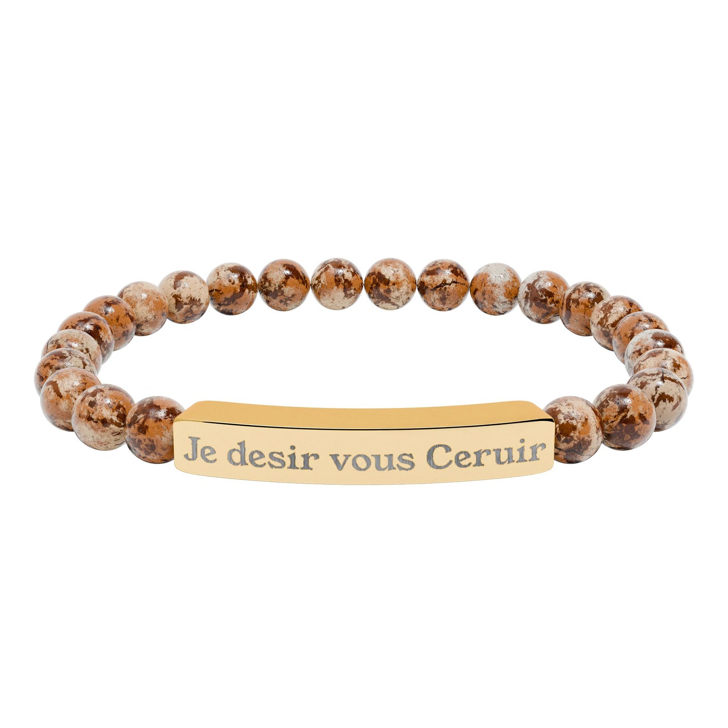 Je desir vous Ceruir Natural Stone Bead Bracelet