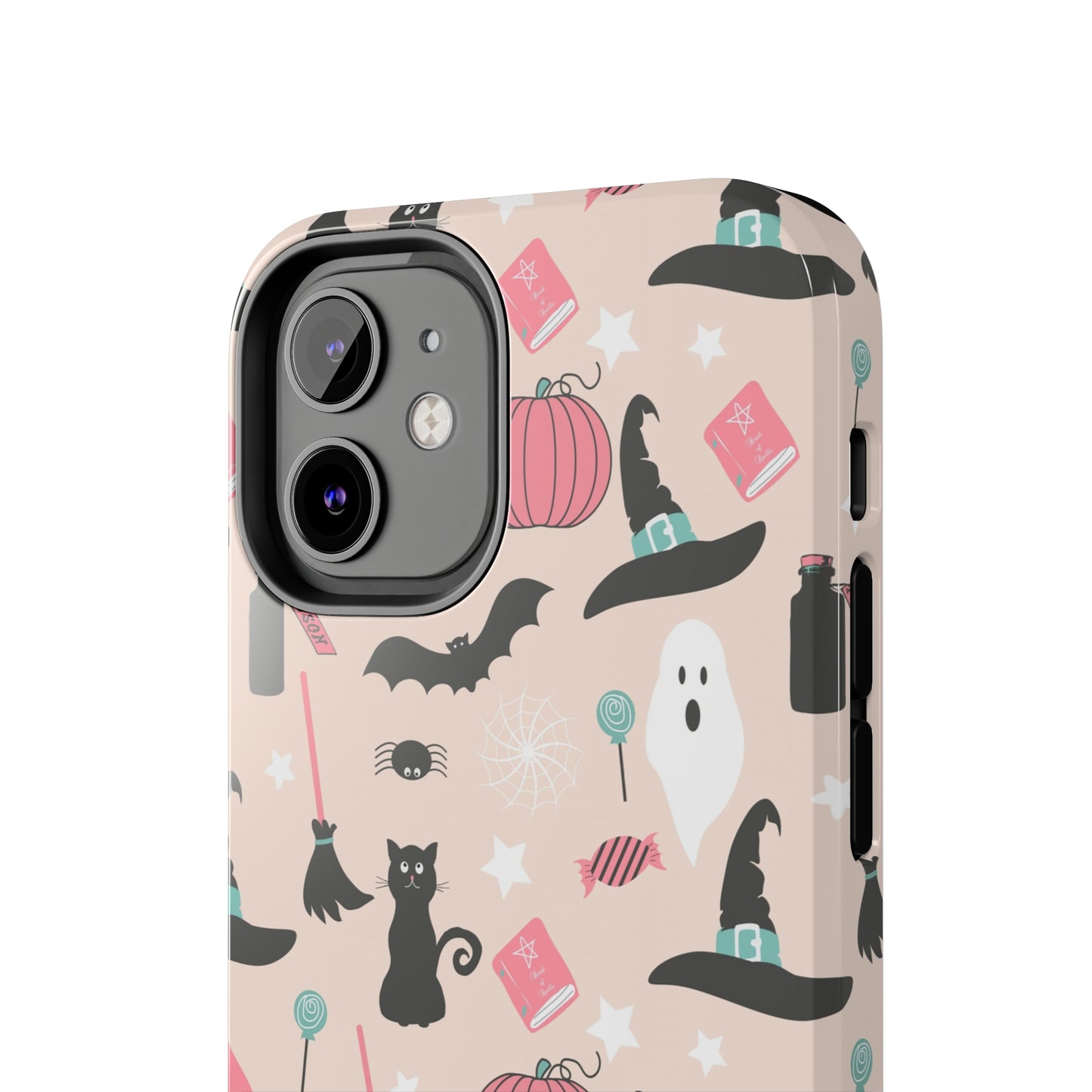 Pink Halloween Print Phone Case