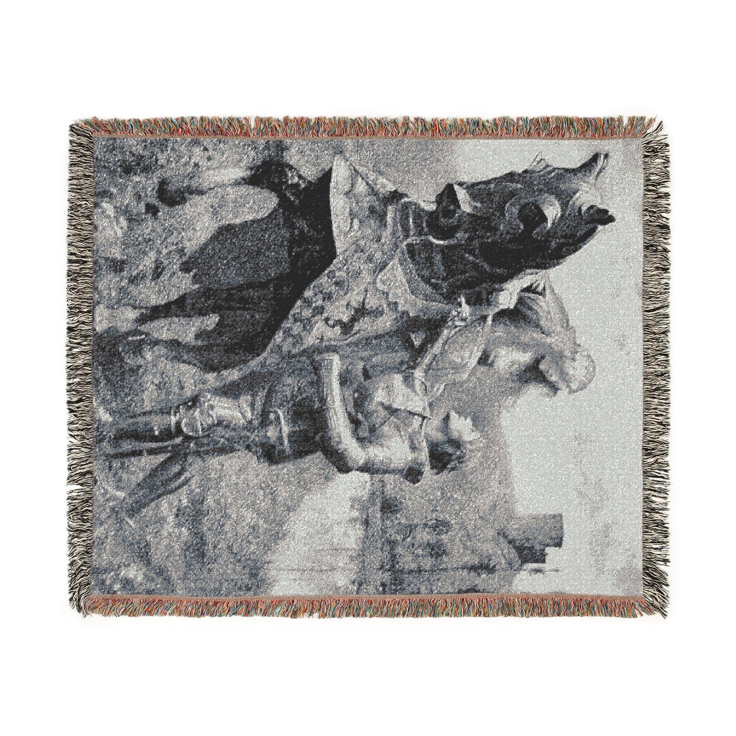 Princess and Knight Woven Blanket