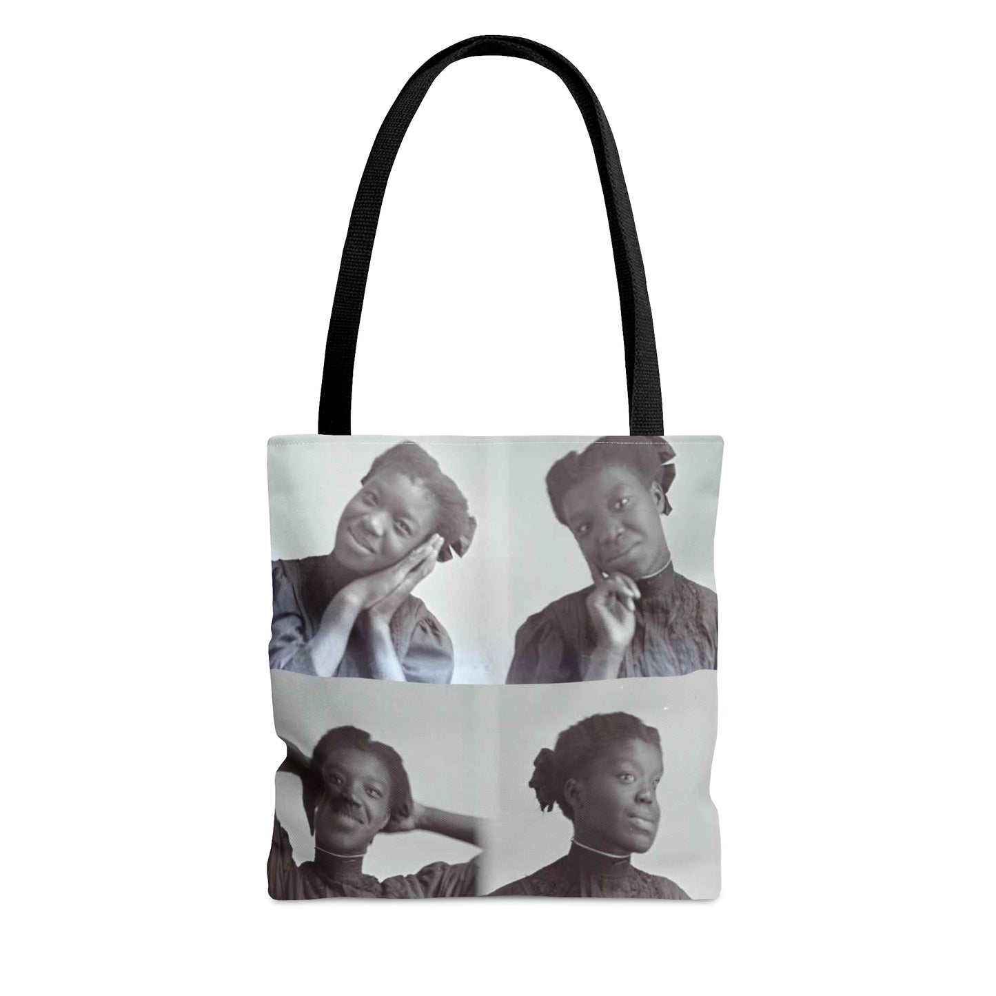 Smiling Black Edwardian Girl Tote