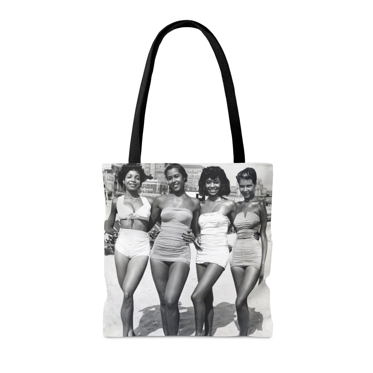 Four Black Women At The Beach Tote