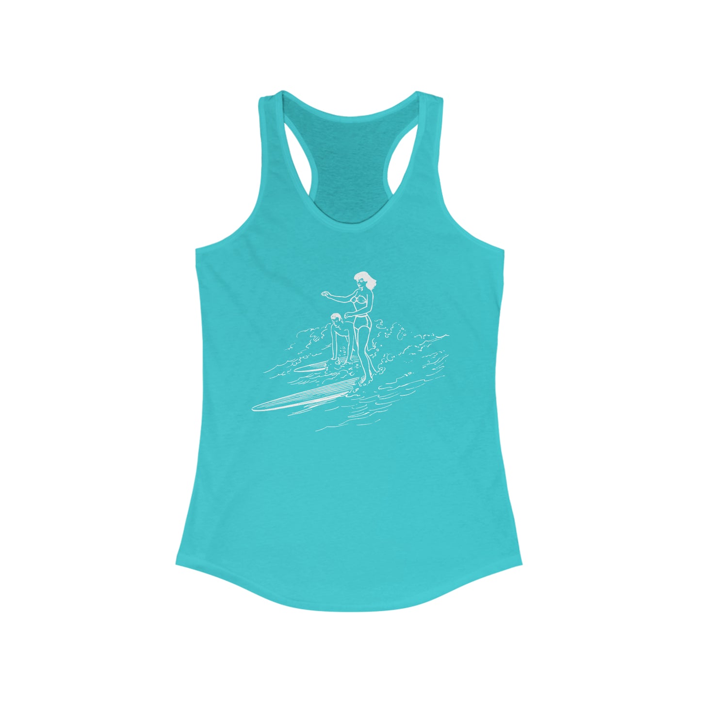 Surfing Racerback Tank