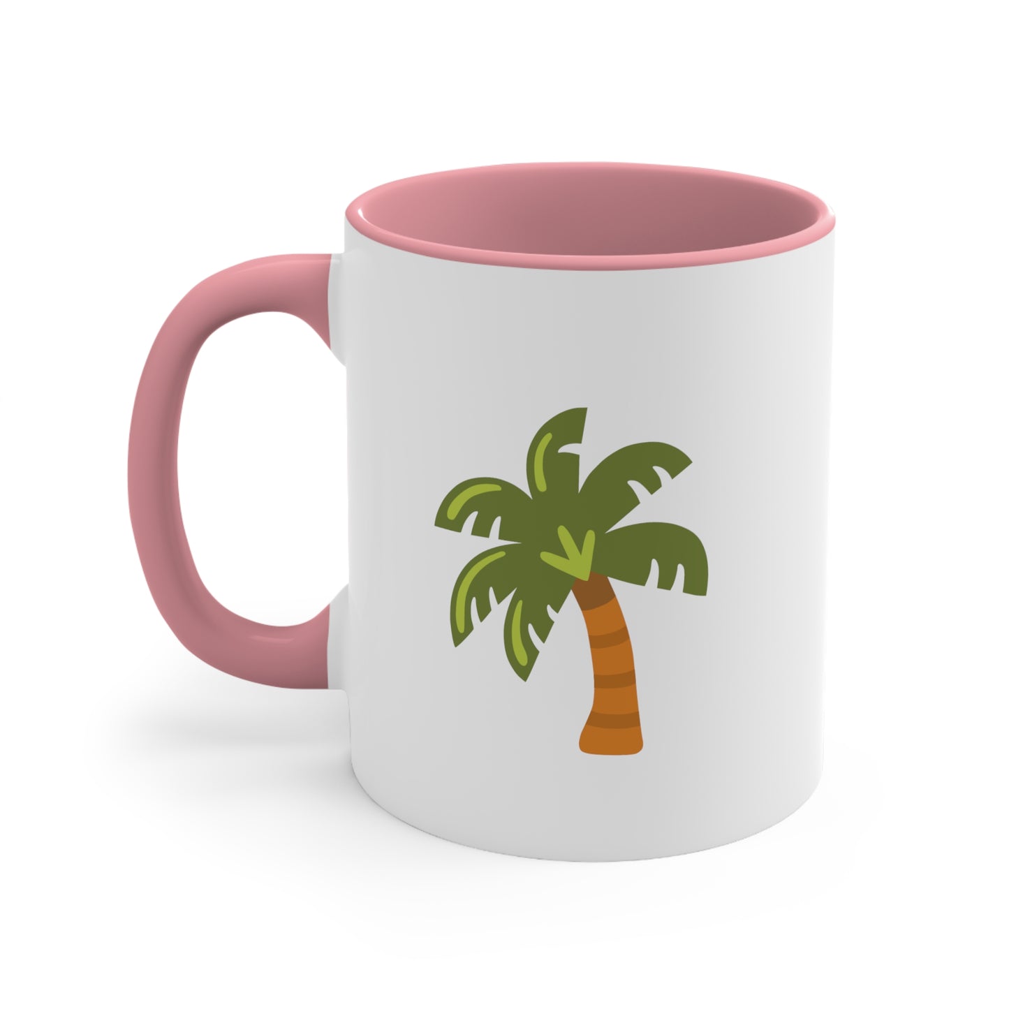 Palm Tree Emoji Accent Mug