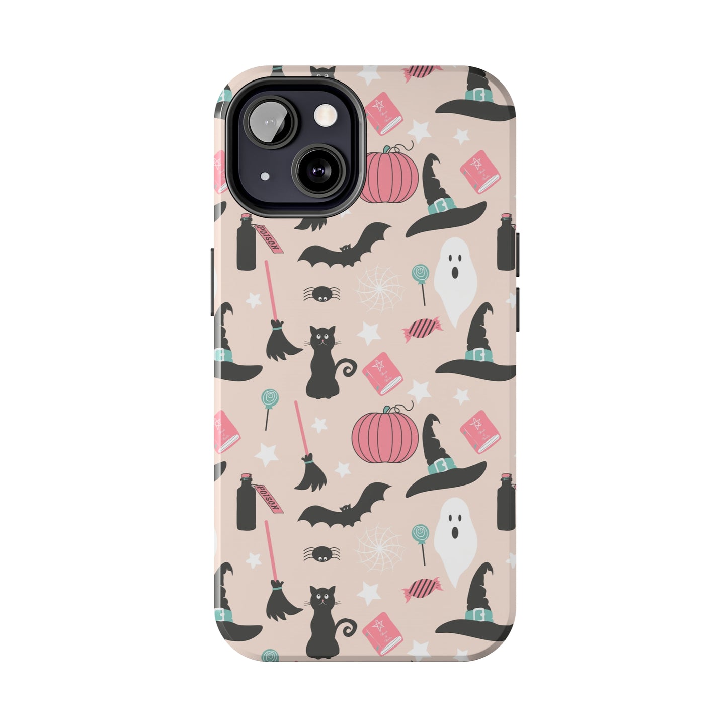 Pink Halloween Print Phone Case