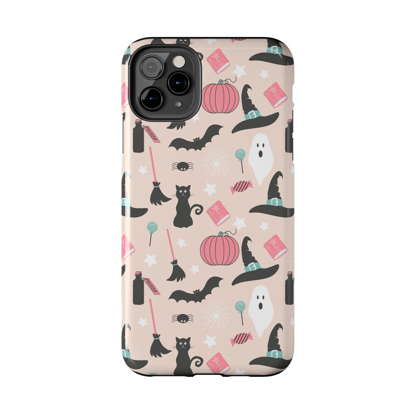 Pink Halloween Print Phone Case