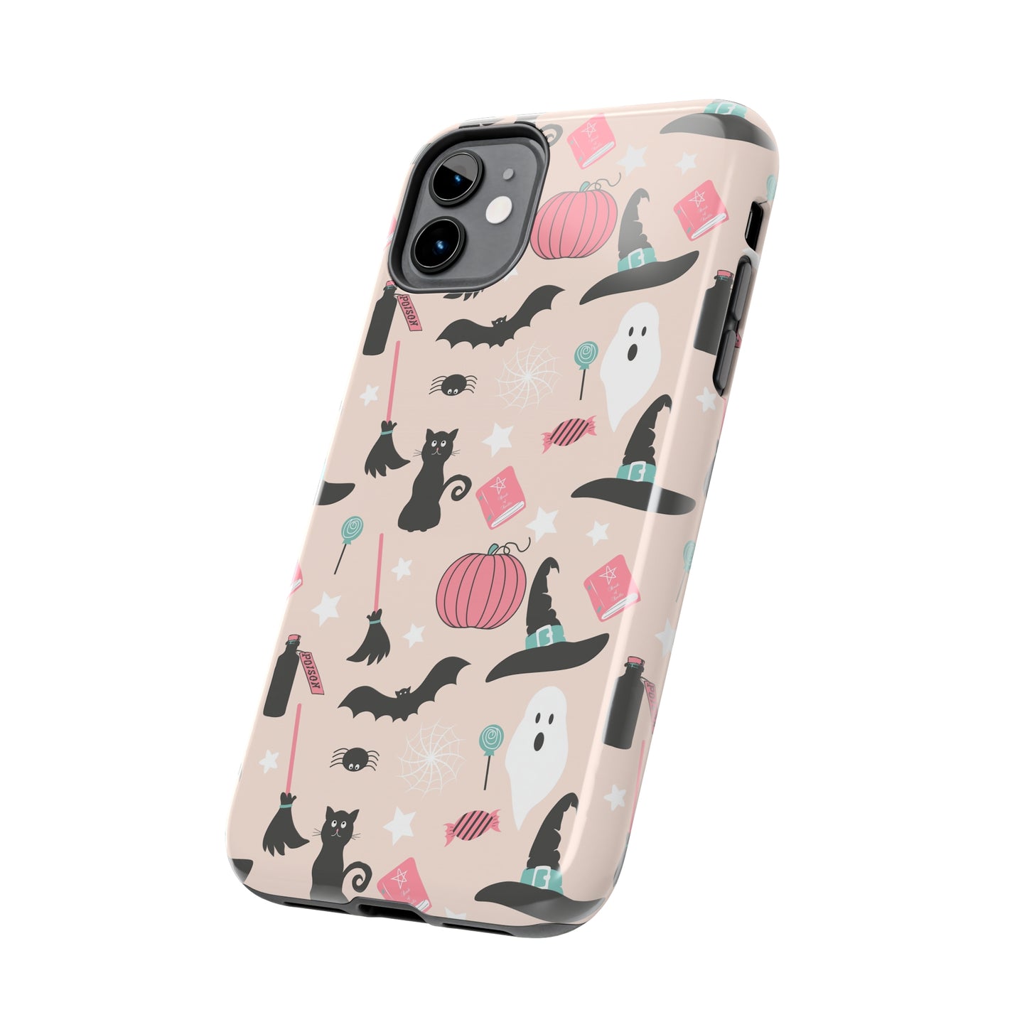 Pink Halloween Print Phone Case