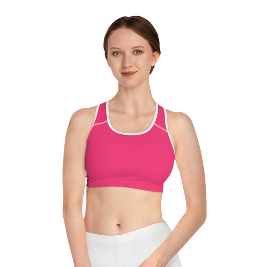 Neon Pink Sports Bra