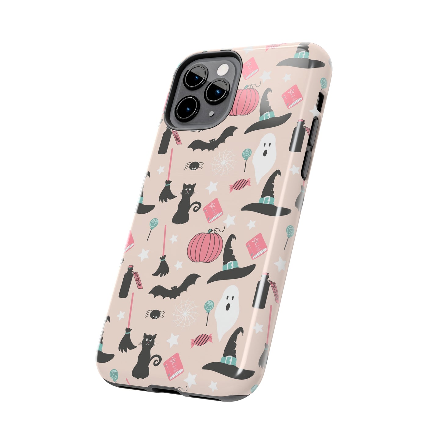 Pink Halloween Print Phone Case