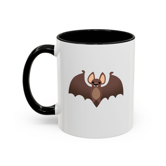 Bat Emoji Accent Mug