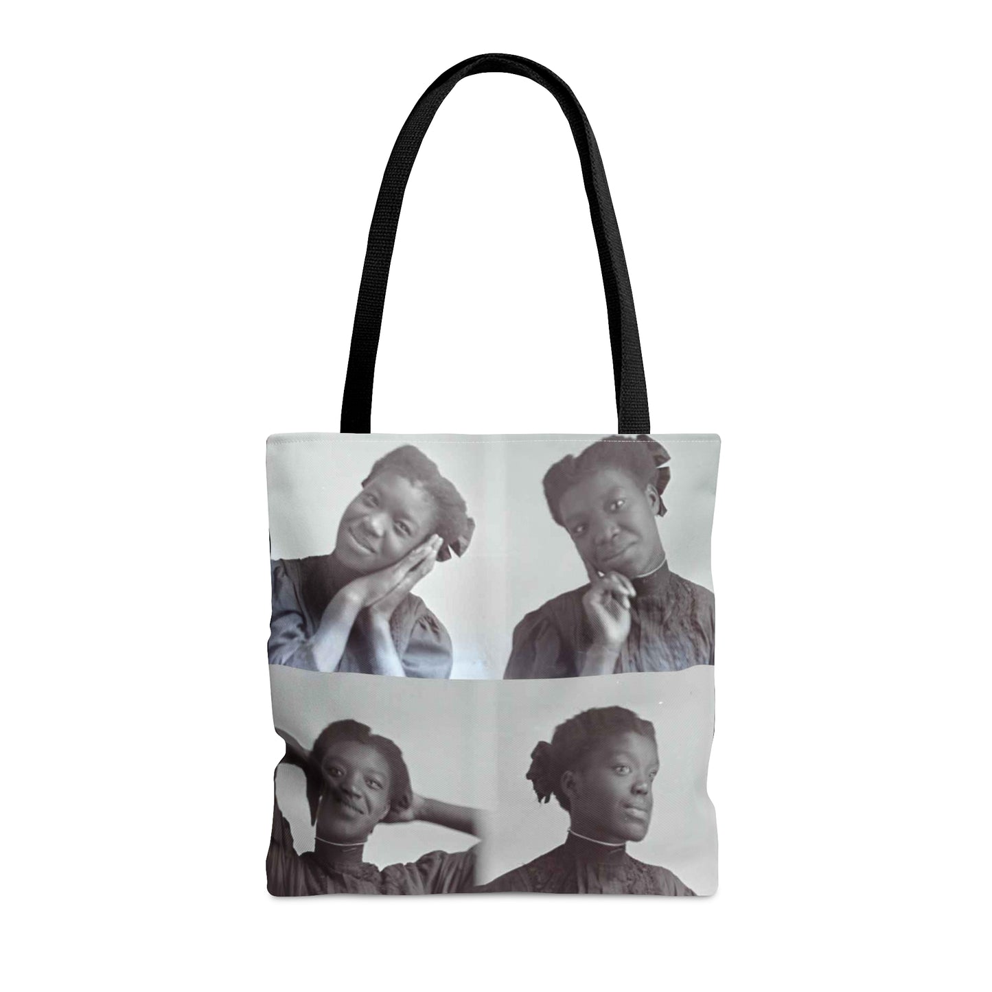 Smiling Black Edwardian Girl Tote