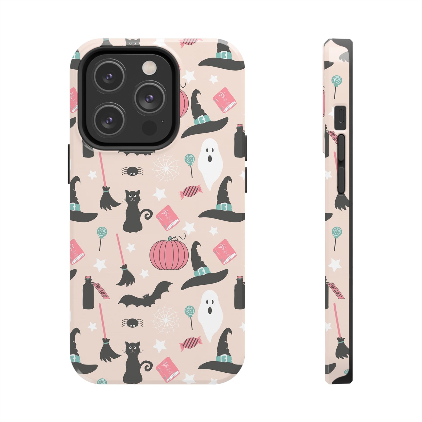 Pink Halloween Print Phone Case