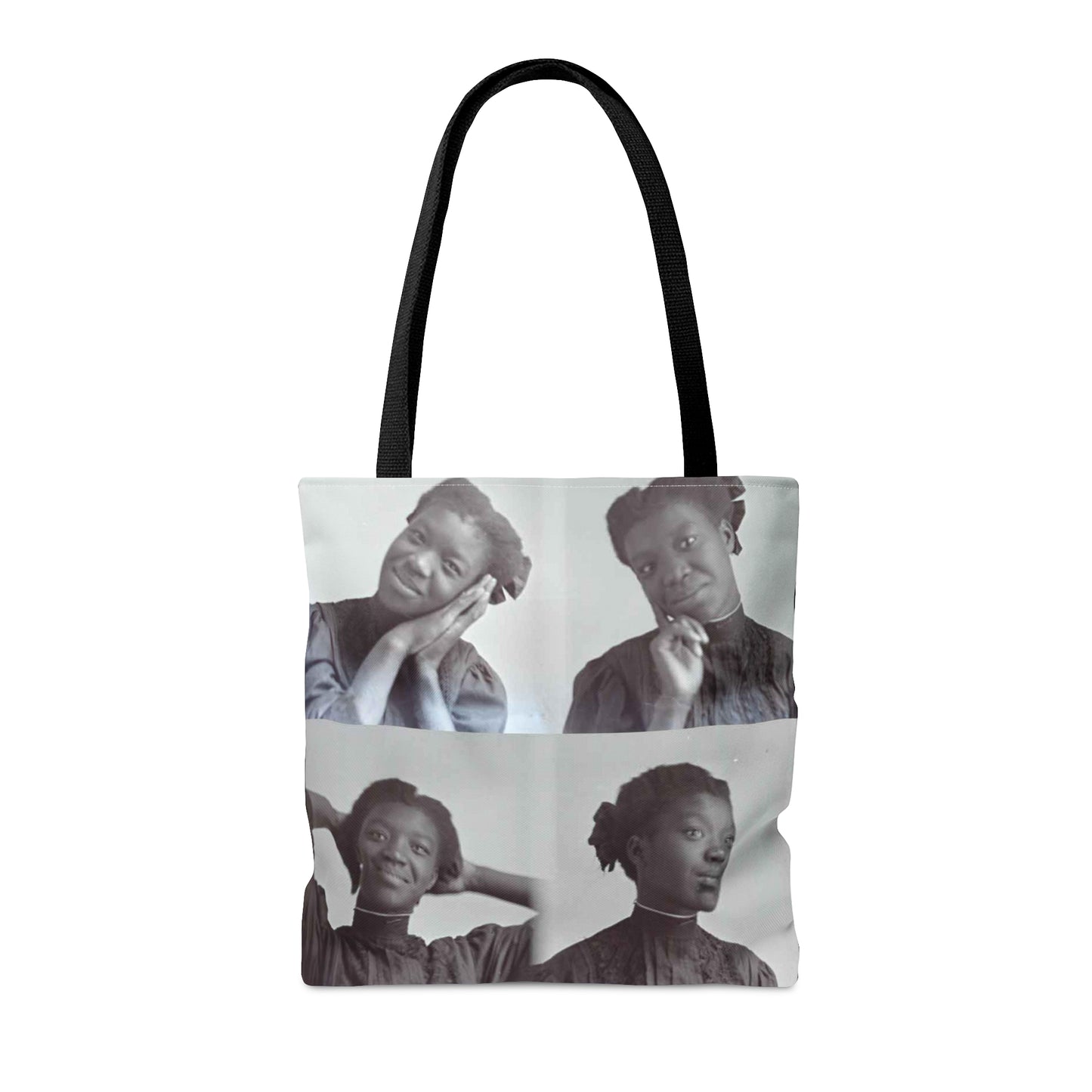 Smiling Black Edwardian Girl Tote