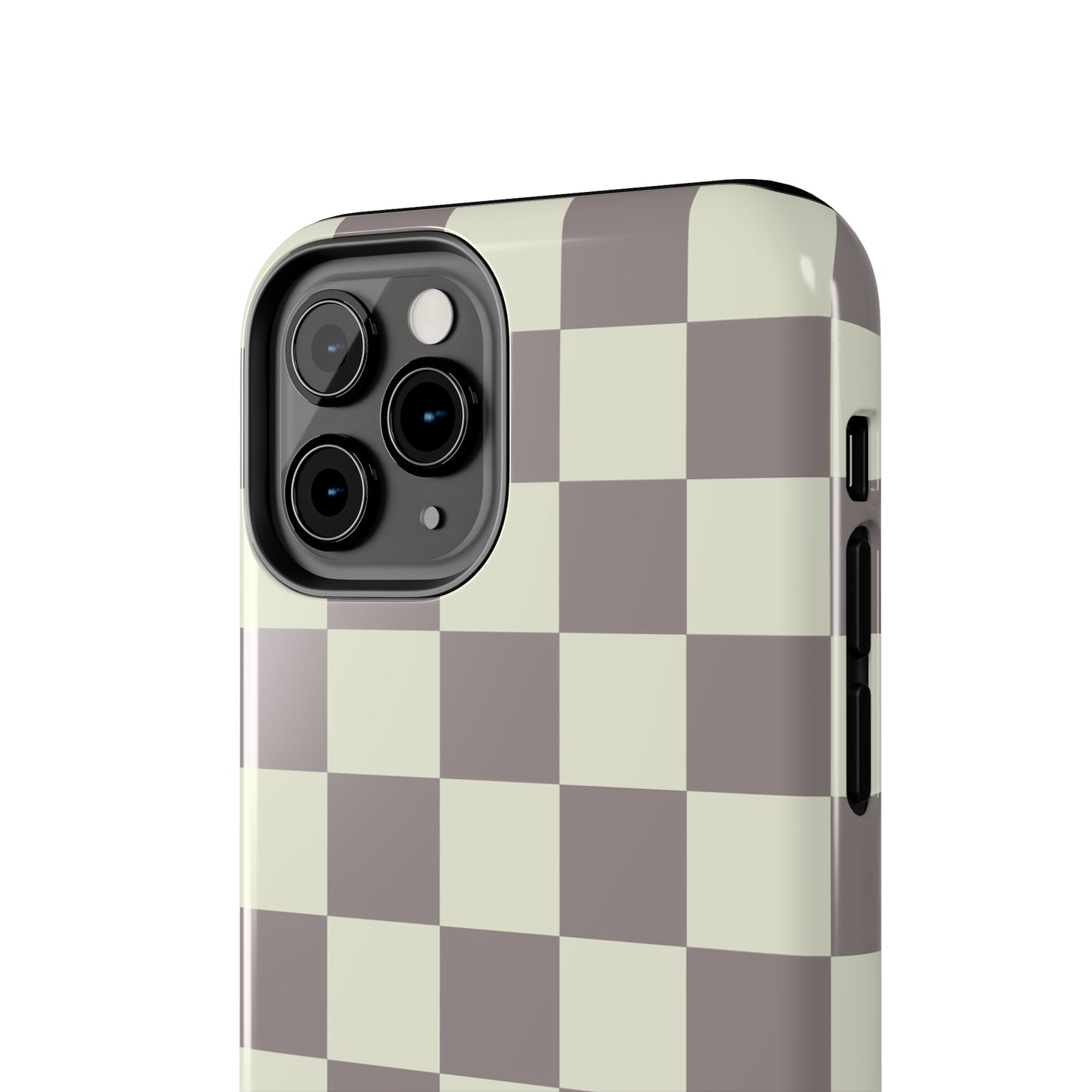 Checkerboard Tough Phone Case in Light