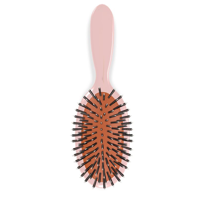 Pink Rose Hairbrush