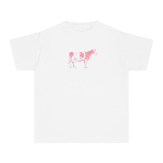 Pink Cow Baby Tee