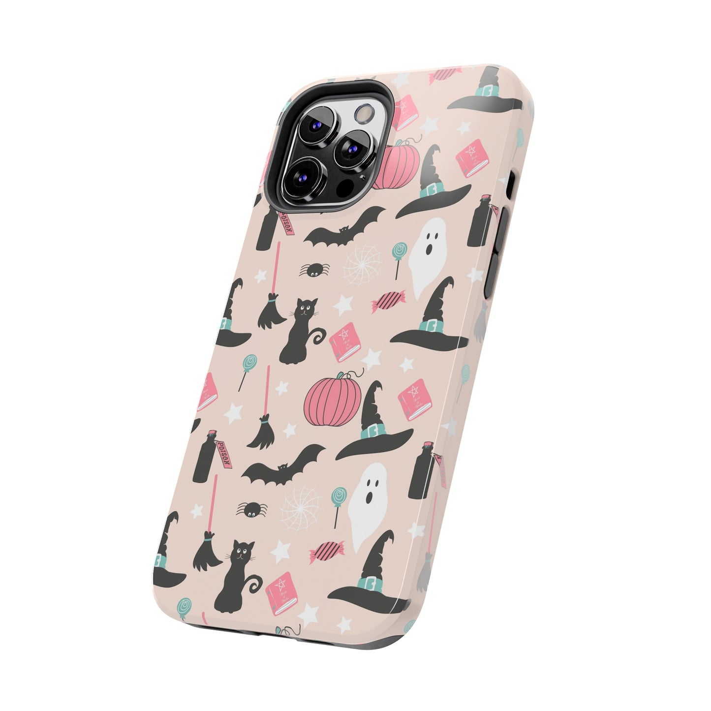 Pink Halloween Print Phone Case