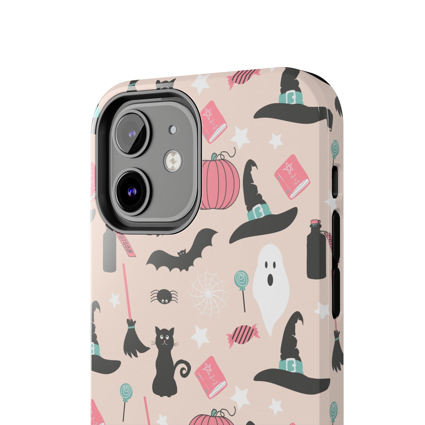 Pink Halloween Print Phone Case