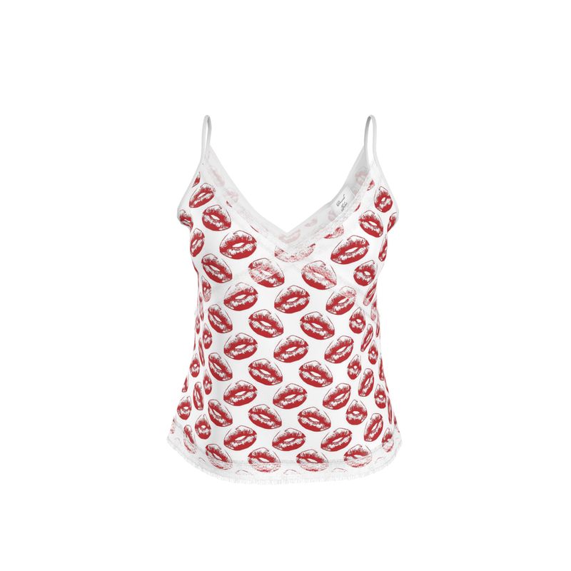 Lipstick Kisses Camisole