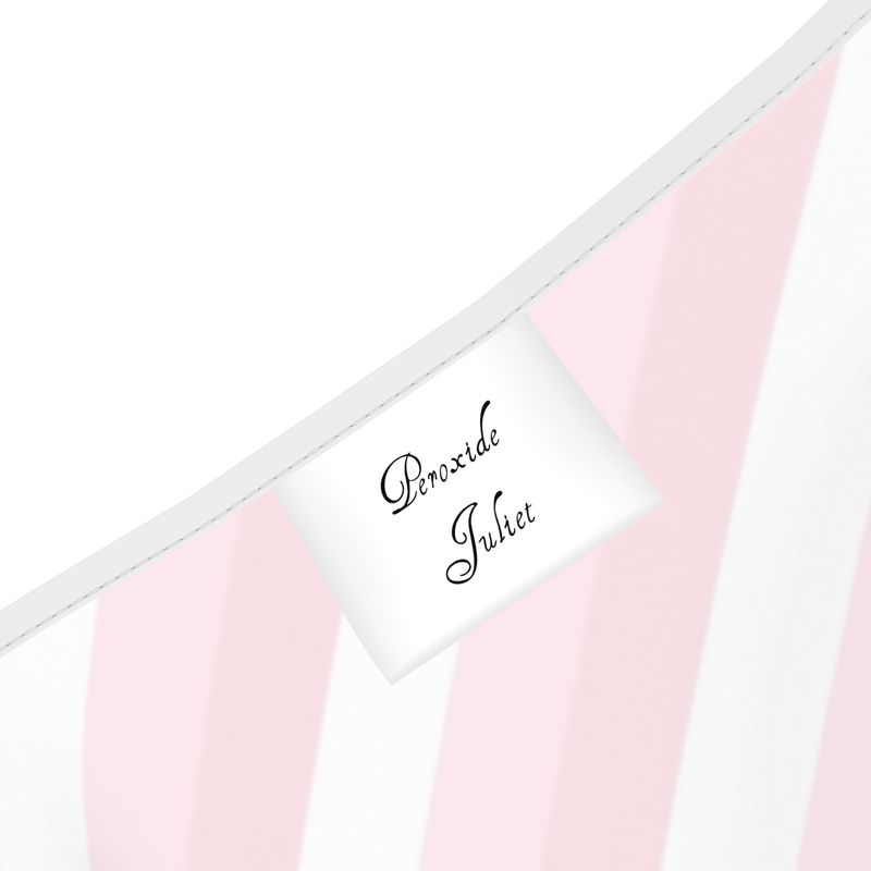 Penelope Pink Stripe Mini Slip Dress