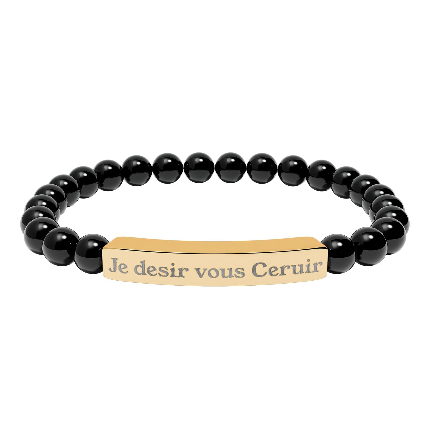 Je desir vous Ceruir Natural Stone Bead Bracelet