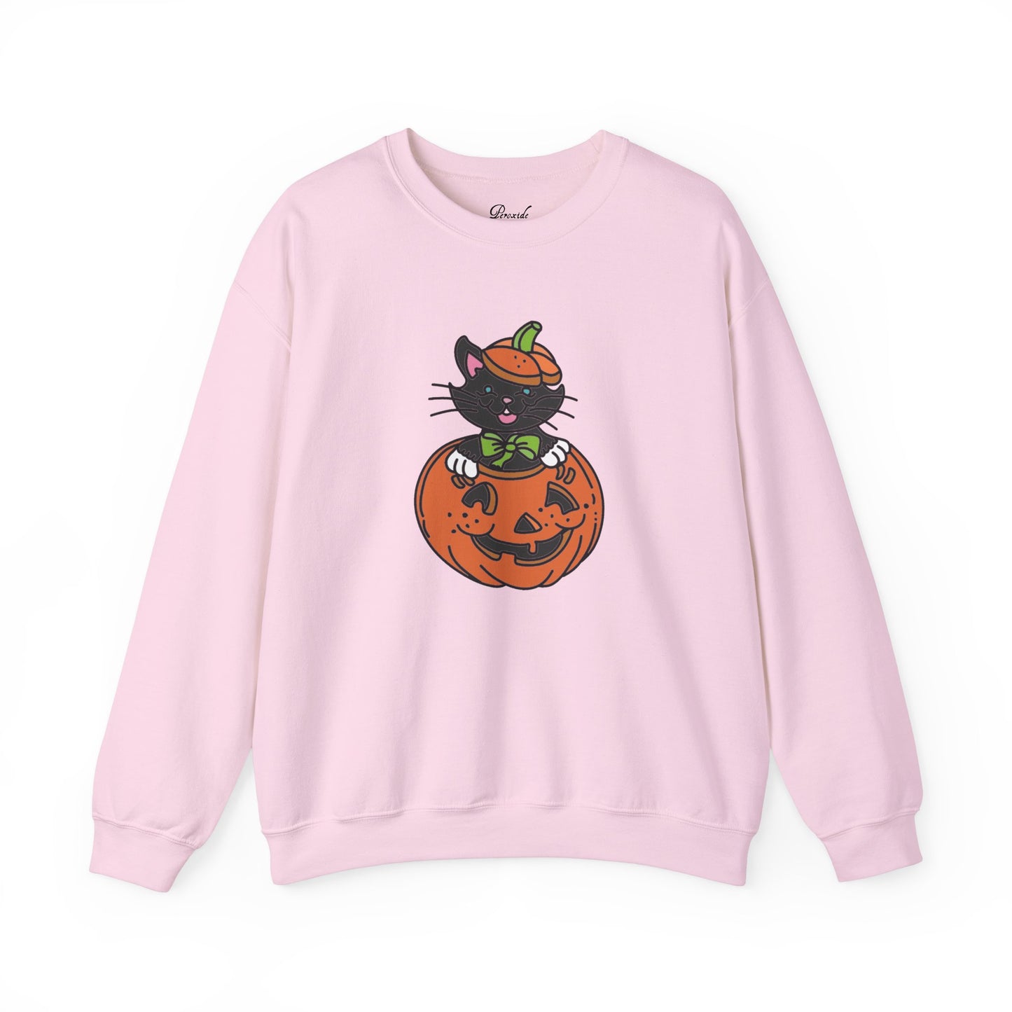 Kitten in a Pumpkin Sweatshirt