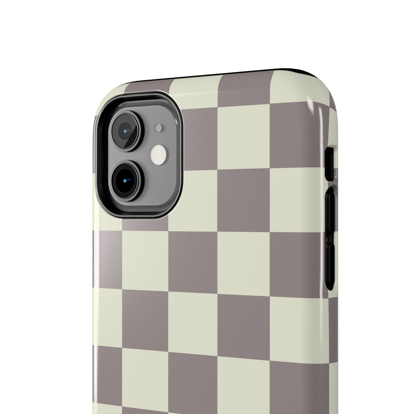 Checkerboard Tough Phone Case in Light