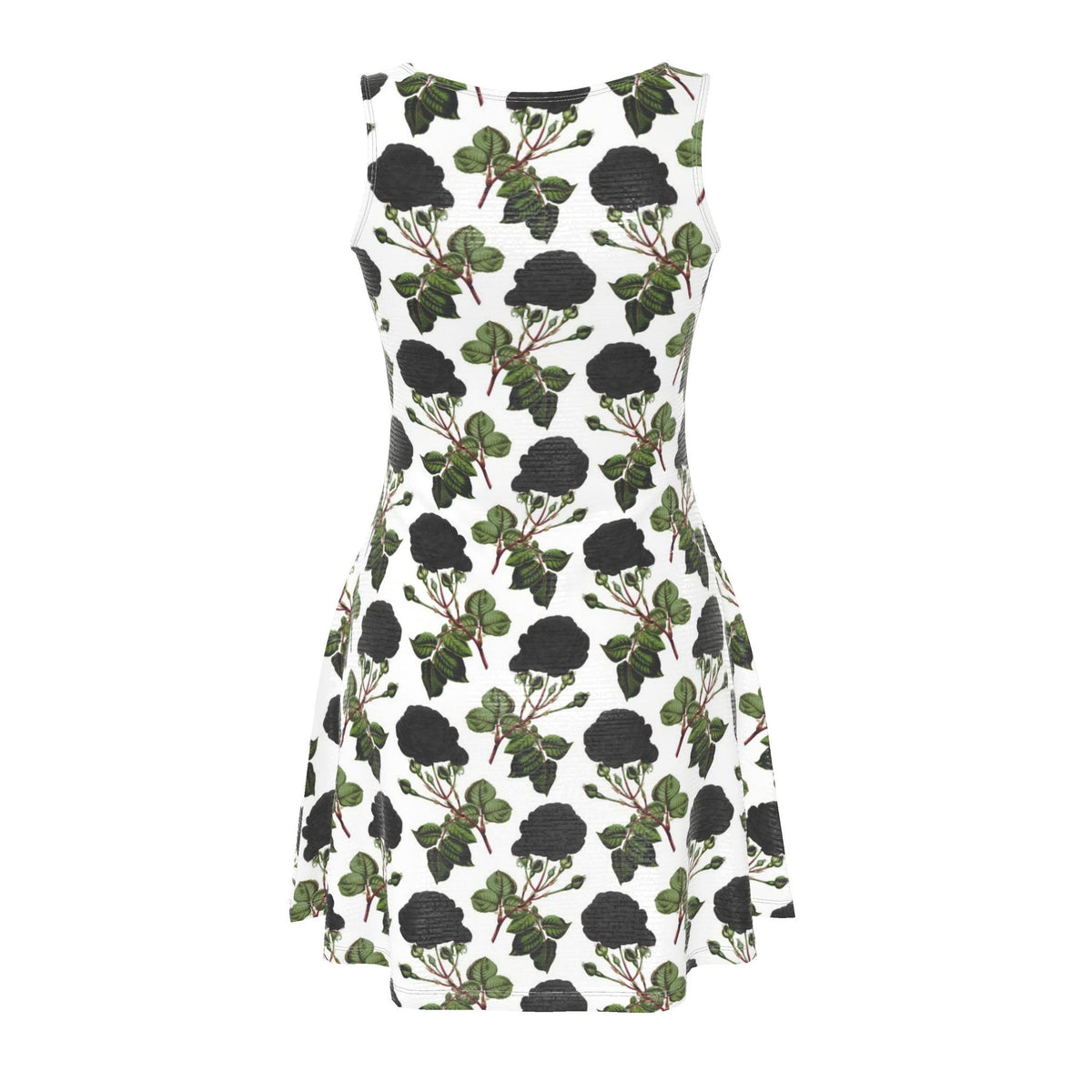 Black Roses Skater Dress