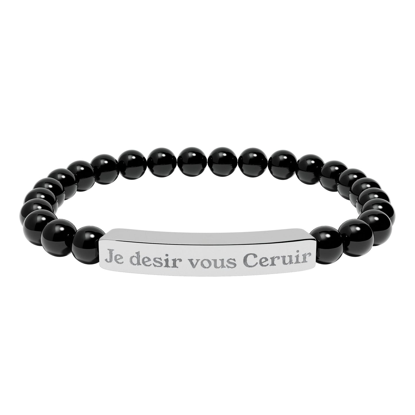 Je desir vous Ceruir Natural Stone Bead Bracelet