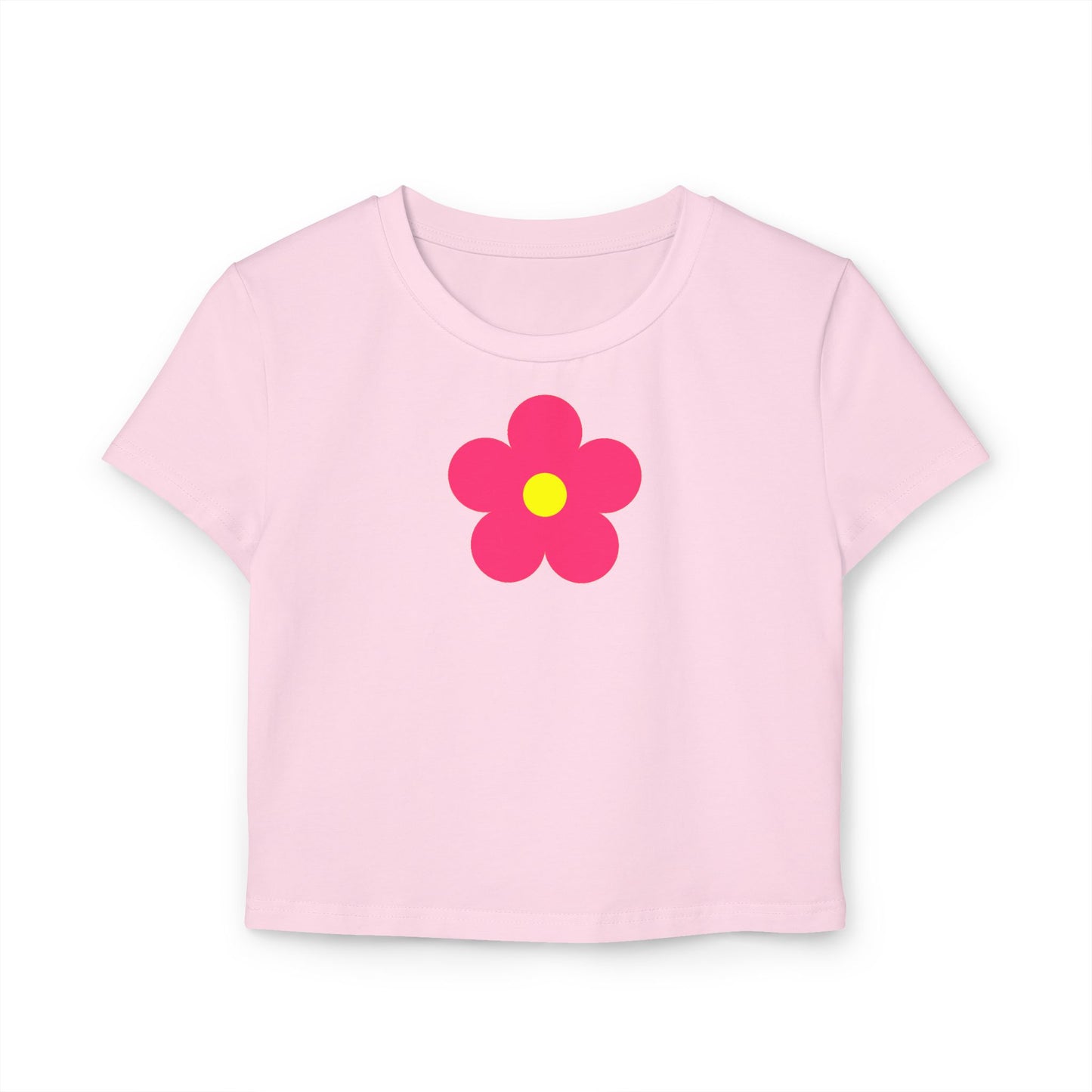 Pink Flower Organic Cotton Baby Tee