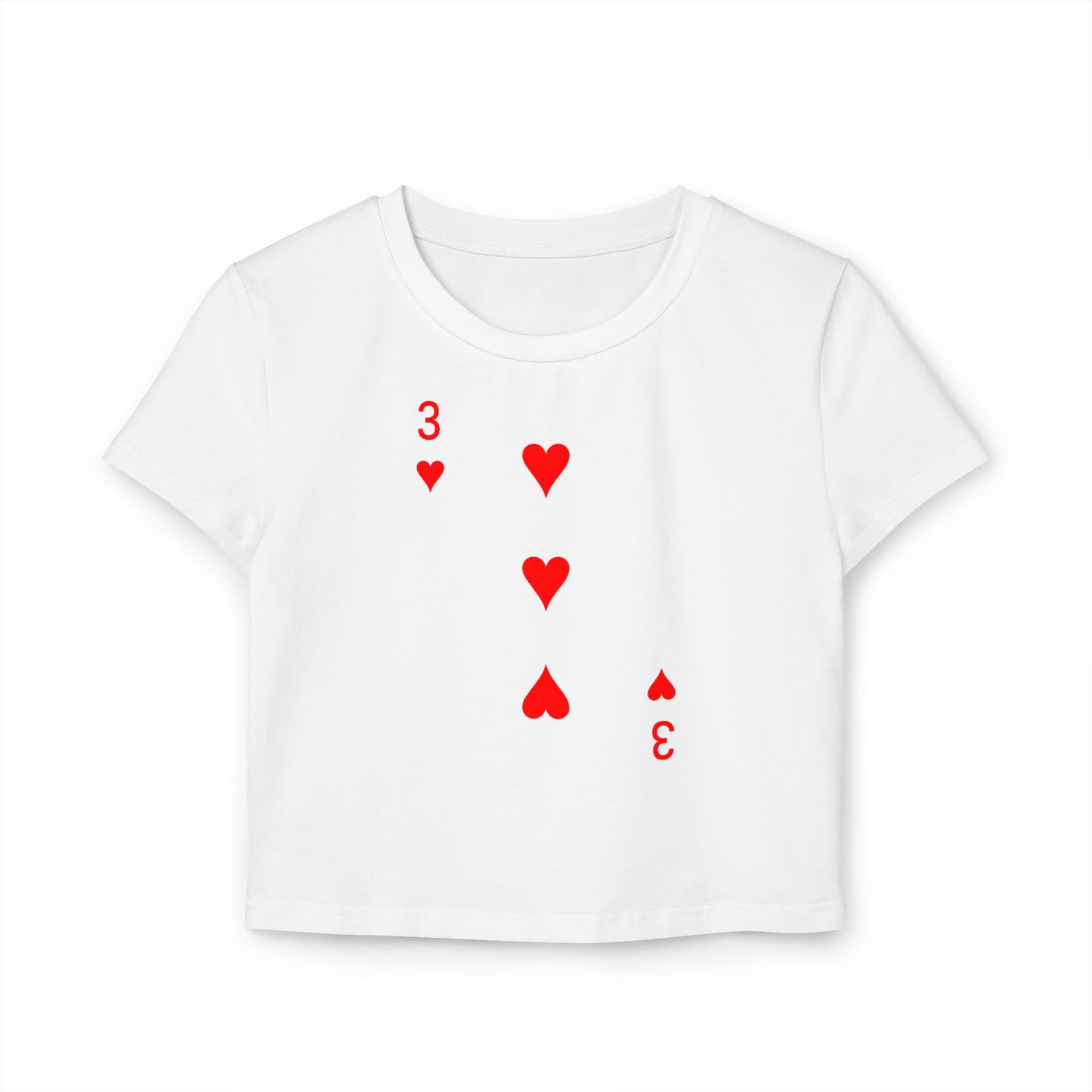 Three of Hearts Organic Cotton Baby Tee