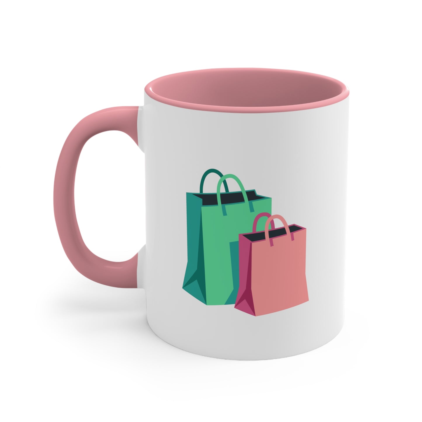 Shopping Bags Emoji Accent Mug