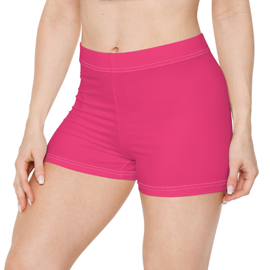 Neon Pink Mini Shorts