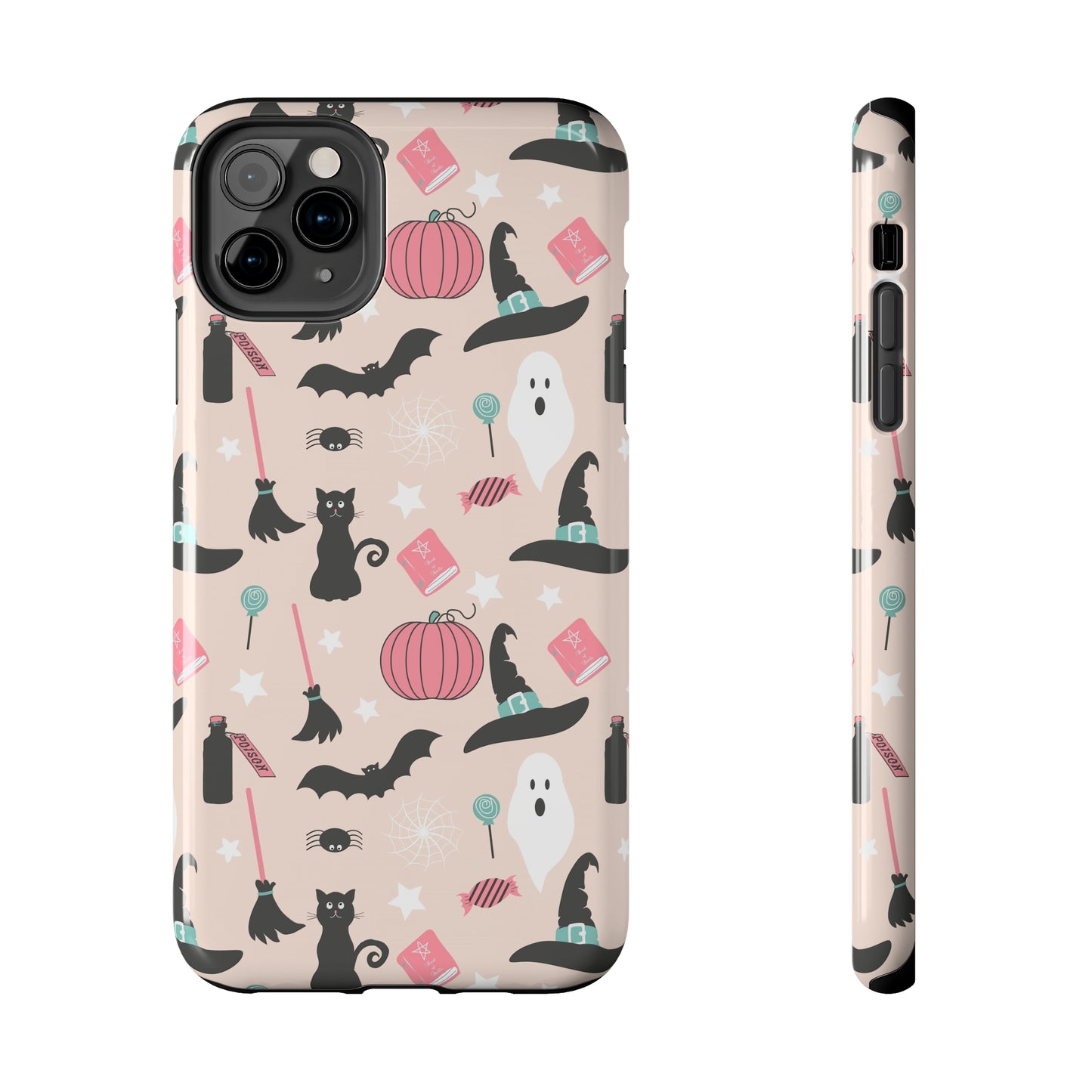 Pink Halloween Print Phone Case