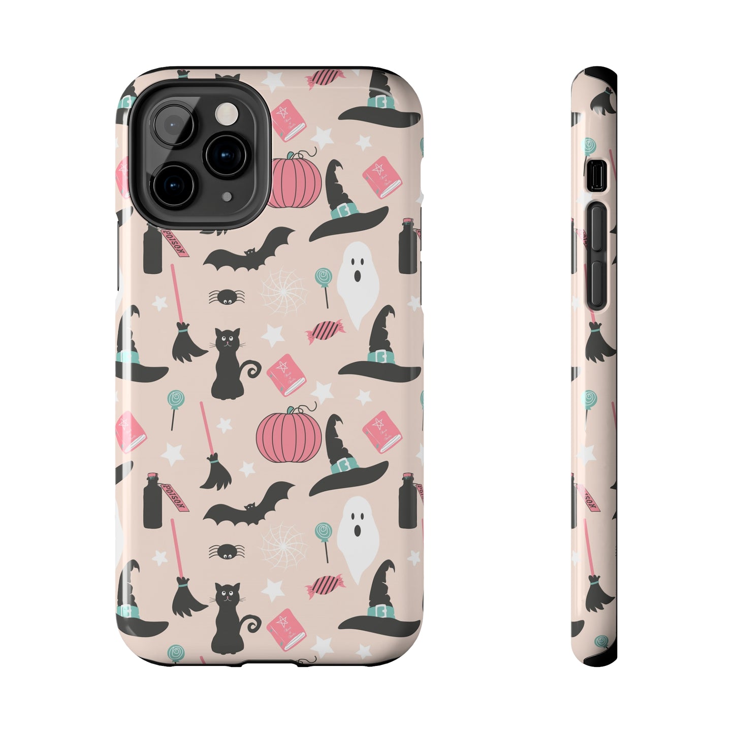 Pink Halloween Print Phone Case